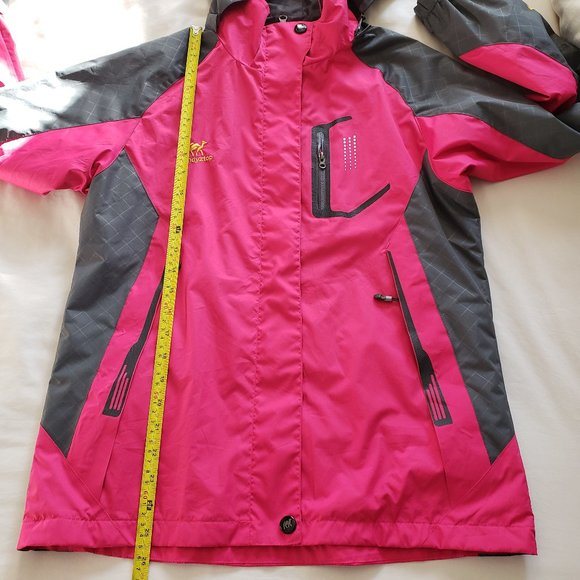 Outdoor Diamond Candy Sport Windbreaker Hoodie Raincoat Jacket Size XS Hiking - Picture 14 of 15